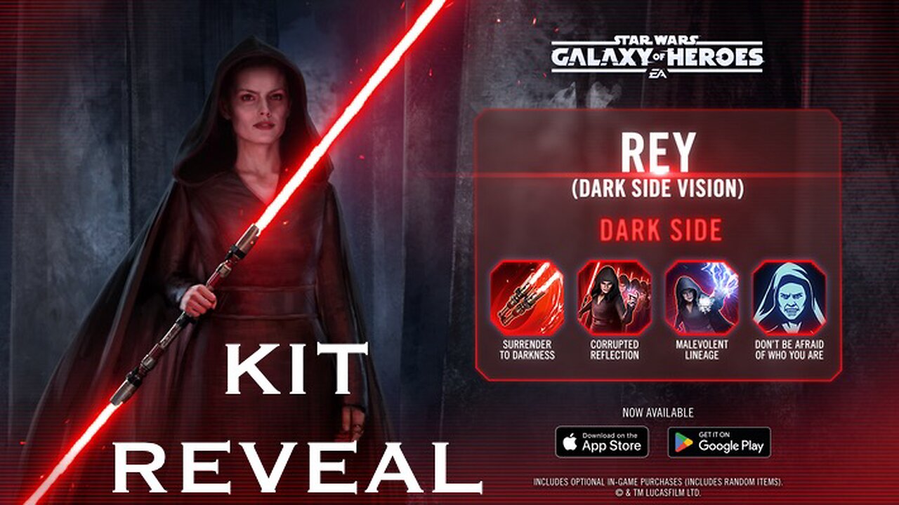 *NEW* Character Inbound: Rey (Dark Vision) | Kit Reveal | SLKR Lifter | New Conquest Reward