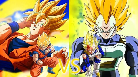 GOKU VS VEGETA 2 - (WHO IS STRONGEST) - ANDROID & CELL SAGA