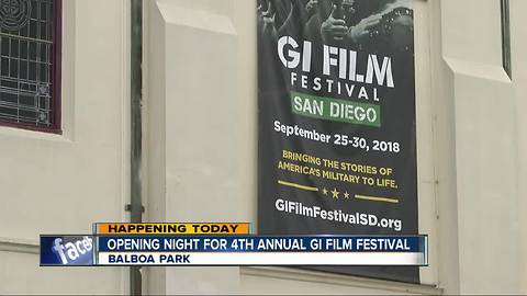 GI Film Festival kicks off at Balboa Park