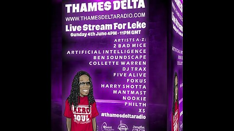 LIVE STREAM FOR LEKKE - TAMES DELTA RADIO