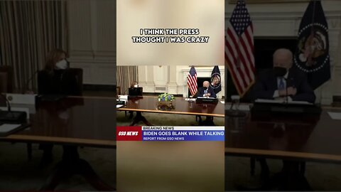 Biden goes completely blank while talking