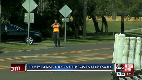 Hillsborough Co. to add sidewalk after several hit at crosswalk near Barrington Middle School