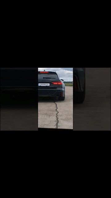 😱BMW V10 Lotus Exige vs Audi RS6 Avant Ceramic Brakes 305 km/h limiter 🏁#bmwm5 #m5v10 #s85 #s85v10