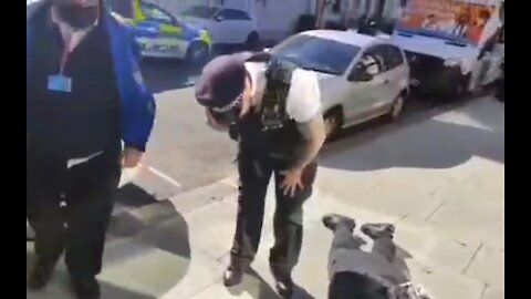 WHOA Man FAINTS IN PUBLIC AFTER THE DEATH JAB "Death Bus"