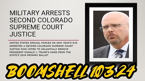 BOOMSHELL ~ Military Arrests Second Colorado Supreme Court Justice!