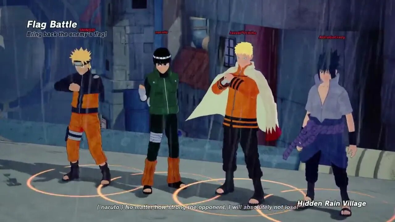 Shinobi Strikers Hero Festival last day Adult convo warning lol