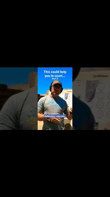 Keeping an album in your phone gallery of your training targets, could help your defense in court.