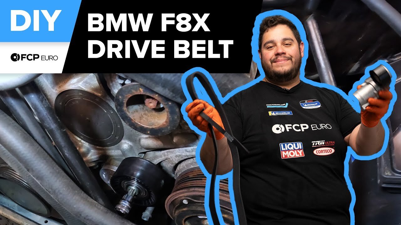 BMW F82 M4 Serpentine Belt Replacement DIY (2015-2021 BMW F80 M3, F83 M4, F87 M2 Competition)