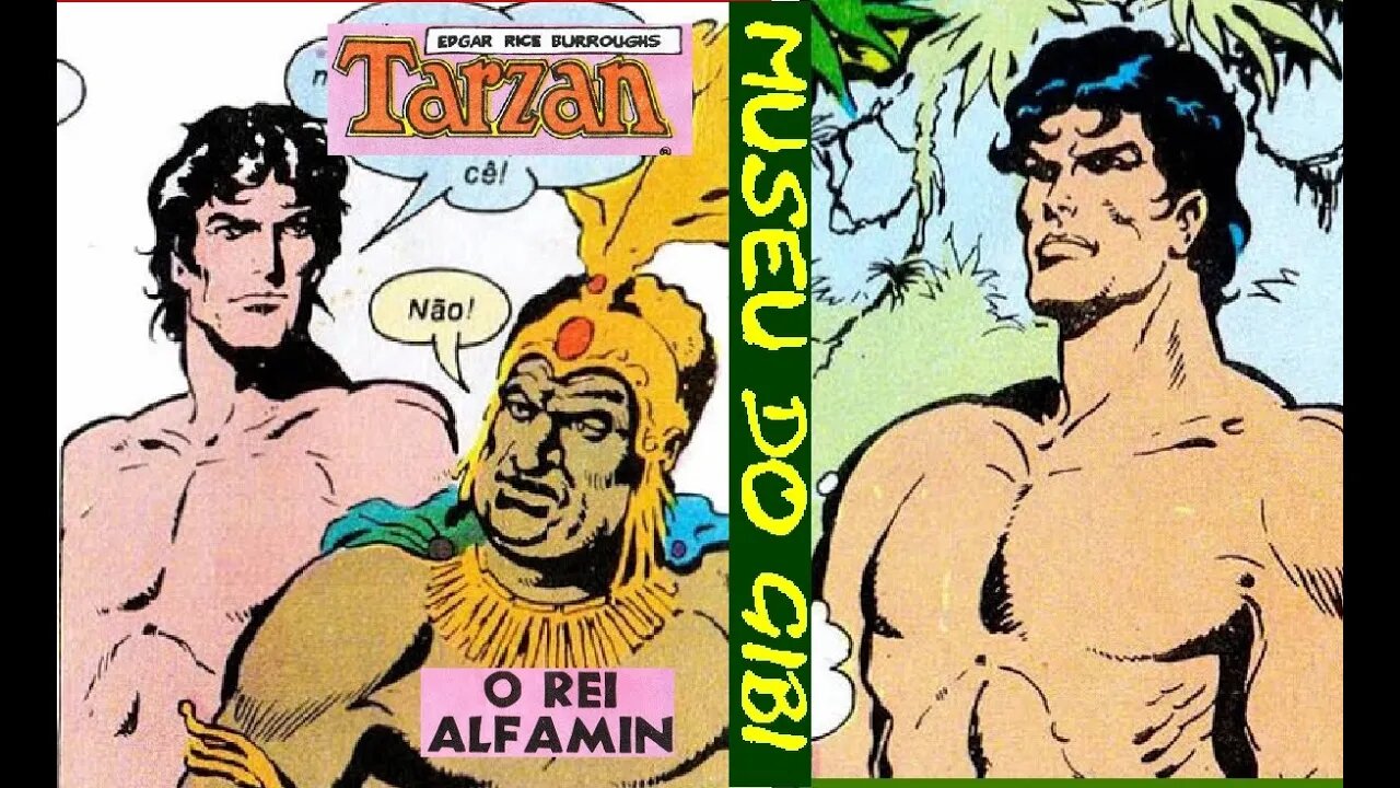 TARZAN FORMATINHO 51 B O REI AFAMIN #quadrinhos #comics #gibi #tarzan #ebal gibi quadrinhos