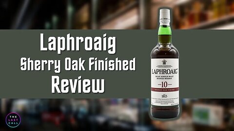 Laphroaig 10 Year Sherry Oak Finished Review!