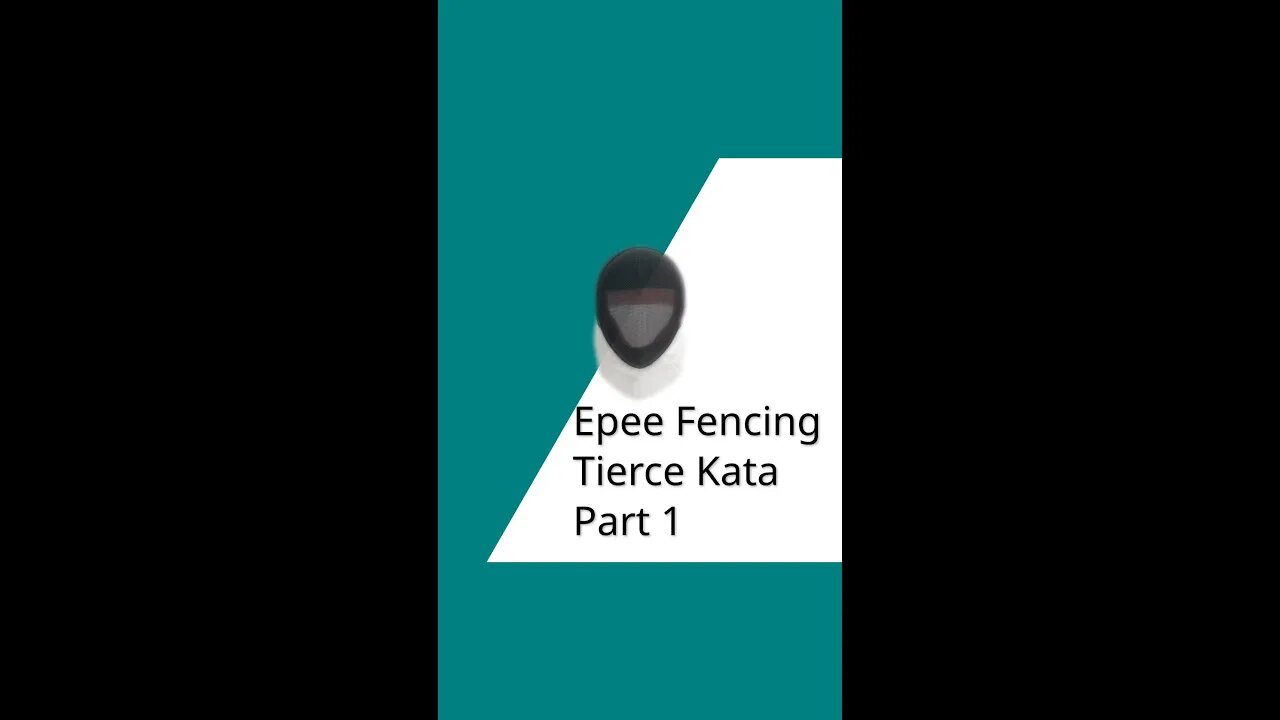 Epee Fencing - Tierce Kata - Part 1