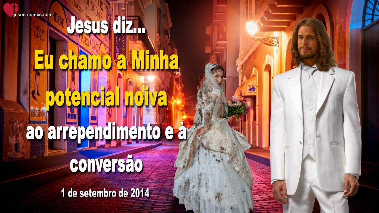 Eu chamo a Minha potencial noiva ao arrependimento e à conversão ❤️ Letra de Amor de Jesus