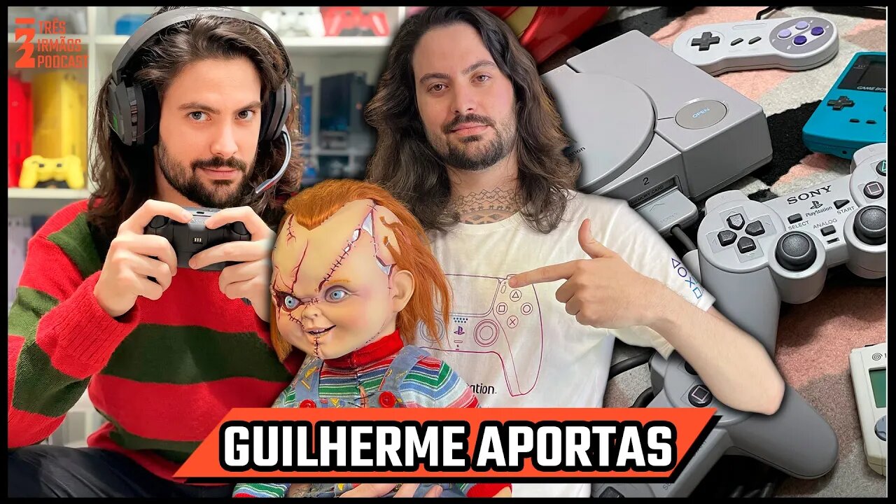 Guilerme Aportas - Colecionador de Video Game - Artista Plastico - Podcast 3 Irmãos #411