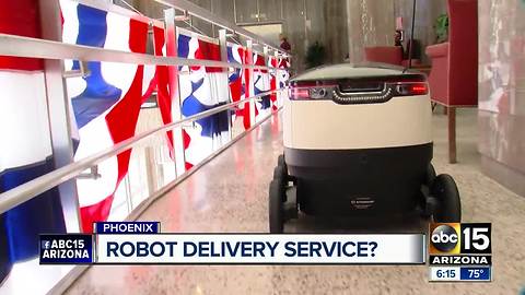 Would you use a robot for delivery services?