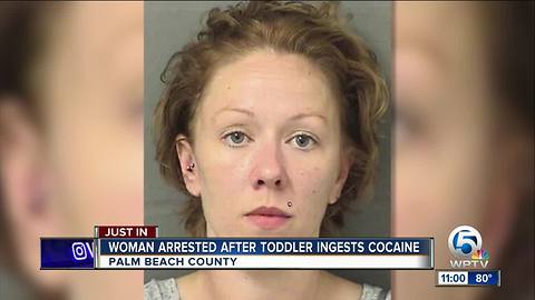 West Boca woman arrested after toddler ingests cocaine