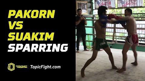 TKO! Pakorn vs. Suakim Boxing Sparring