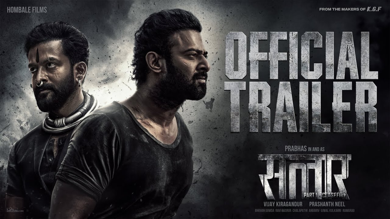 Salaar Hindi Trailer | Prabhas | Prashanth Neel | Prithviraj |Shruthi Hombale Films|Vijay Kiragandur