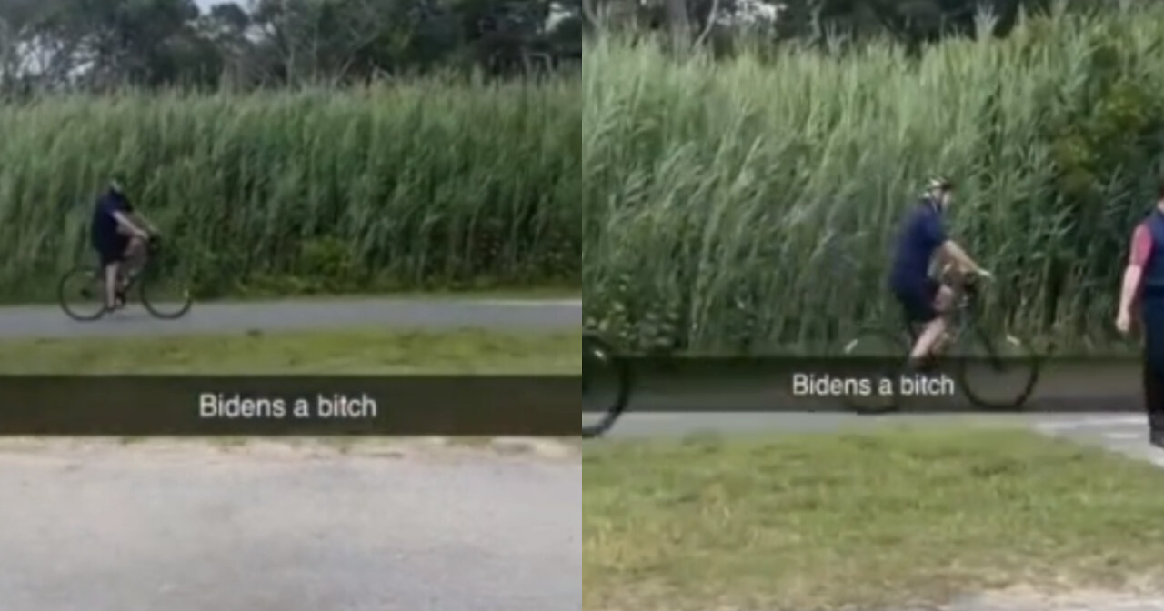 Man Heckles Joe Biden During Bike Ride in Delaware: 'Hey, Where Your F***ing Training Wheels At?'