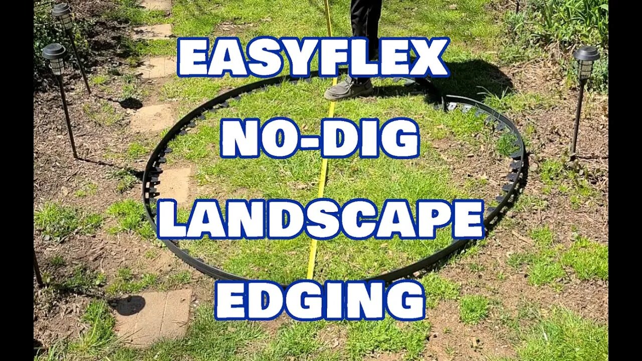 EasyFlex No Dig Landscape Edging - Workable out of the box, Easy install