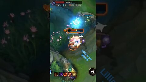 Lillia vs Jax #shorts #leagueoflegends #wildrift #rankpush