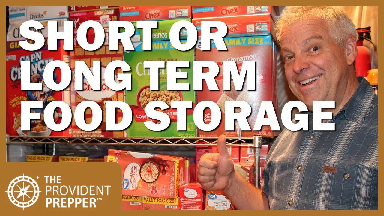 The Difference Between Short-Term and Long-Term Food Storage