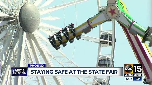 Keeping those attending the Arizona State Fair safe