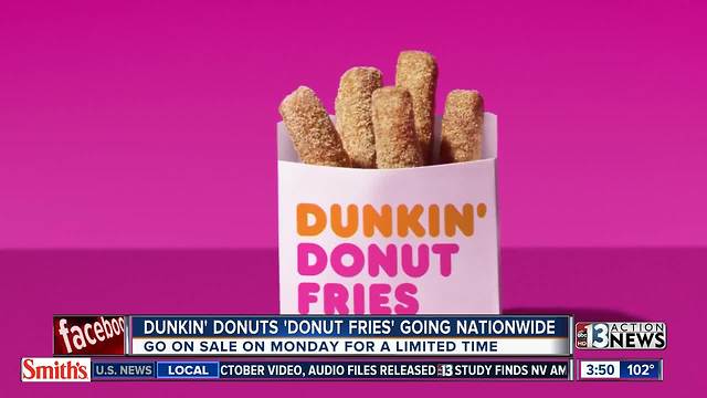 Dunkin Donuts offering Donut Fries