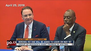 Berding: West Enders won't be asked to leave May 1