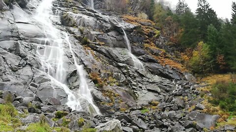 Waterfall & Nature Relaxing Sounds | 1 Hour | 4K Ultra HD