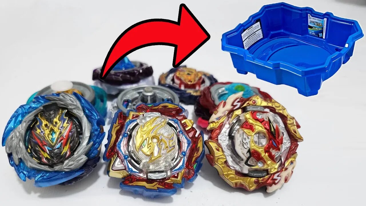 SLINGSHOCK x BURST ULTIMATE | Beyblade Burst BU | Testando Combos Competitivos na Arena Slingshock