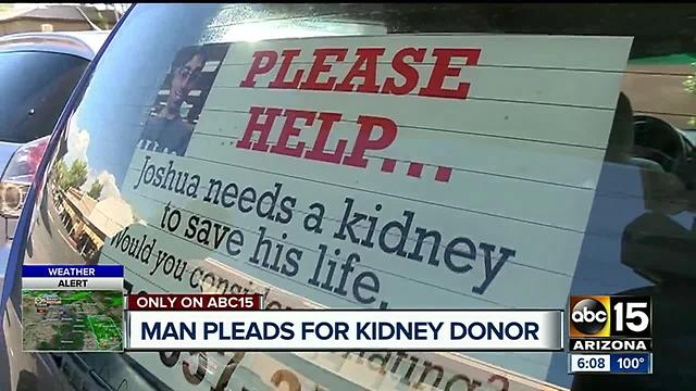 Man desperate for kidney donation