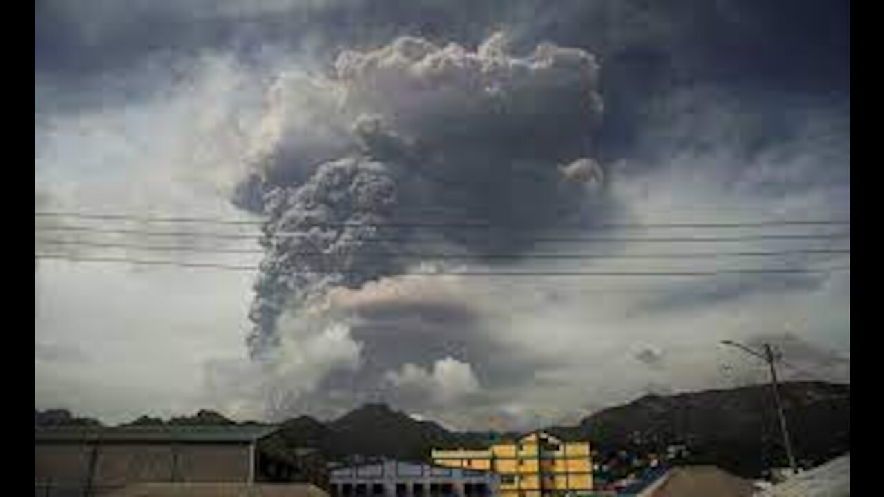 St.Vincent PM Says Only People with Covid Jab Can Flee Island After Huge Volcanic Eruptions!