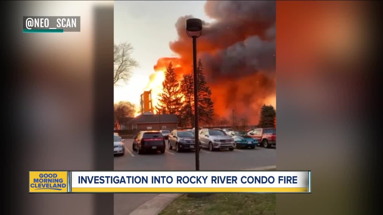 Massive fire levels Rocky River condo