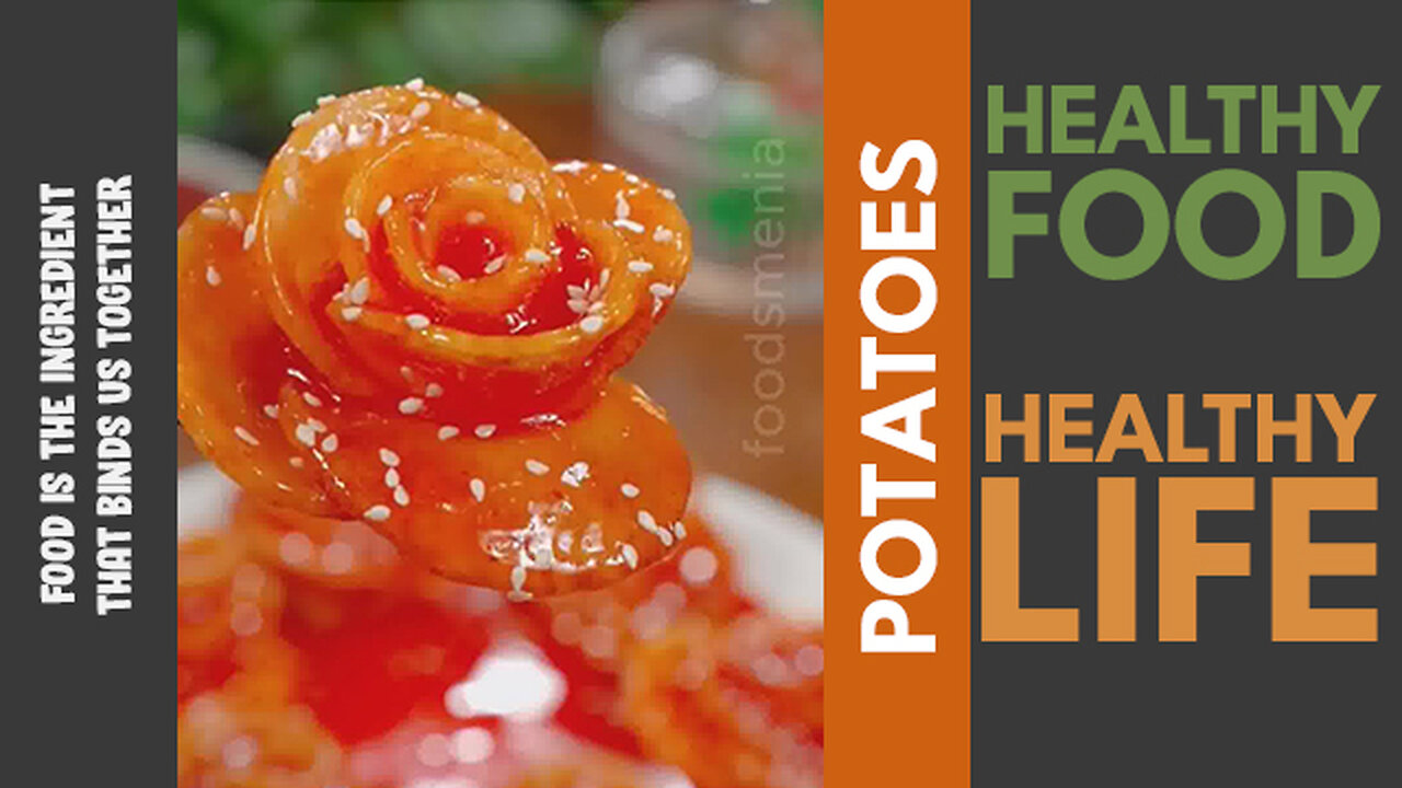 🌸🥔 "Potato Flowers: A Stunning Culinary Delight for Your Table!" 🌿😋