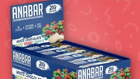 Libertarian tries the NEW ANABAR White Chocolate Very Berry Crunch @Remington James