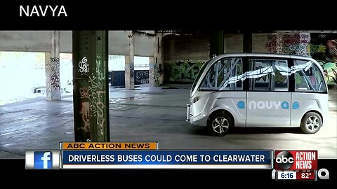 Driver-less buses in the works for Clearwater Beach