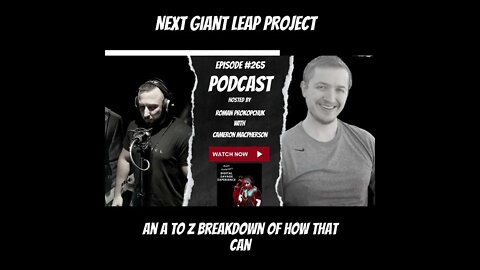 Next Giant Leap Project - Clip From Ep 265 Solving Resource Scarcity With Cameron MacPherson