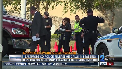 Baltimore County Police release 911 calls in stabbing