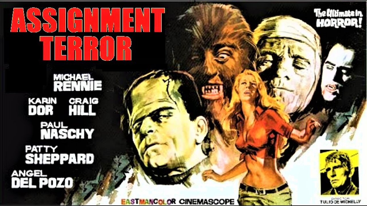 Paul Naschy ASSIGNMENT TERROR 1970 (The Monsters of Terror) UNCUT FULL MOVIE in HD & W/S