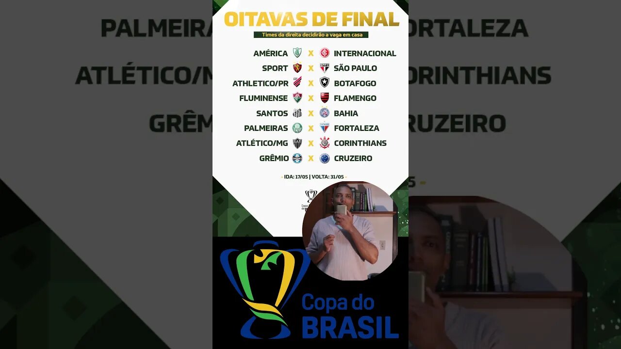 Sorteio das oitavas da Copa do Brasil 2023 - #copadobrasil