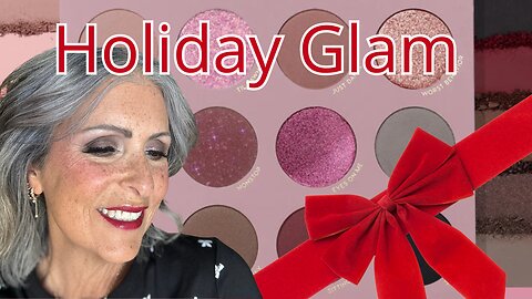 ✨GRWM: Holiday Glam with After Hours Palette & Maybelline Teddy Tint Lip! 🎄💄