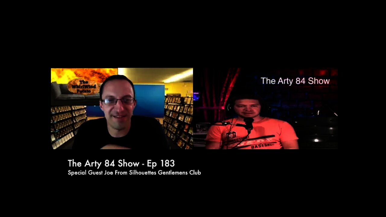 Joe from Silhouettes Gentlemen's Club in Providence on The Arty 84 Show – 2021-06-09 – EP 183