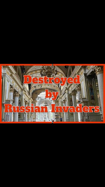 Spaso-Preobrazhensky Cathedral in Odesa Ukraine 🇺🇦 Destroyed by the Russian Invaders #EndTheWar