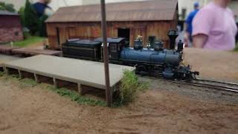 HON3 ET&WNC No. 4 Running At The Hickory Train Show 4-2-22