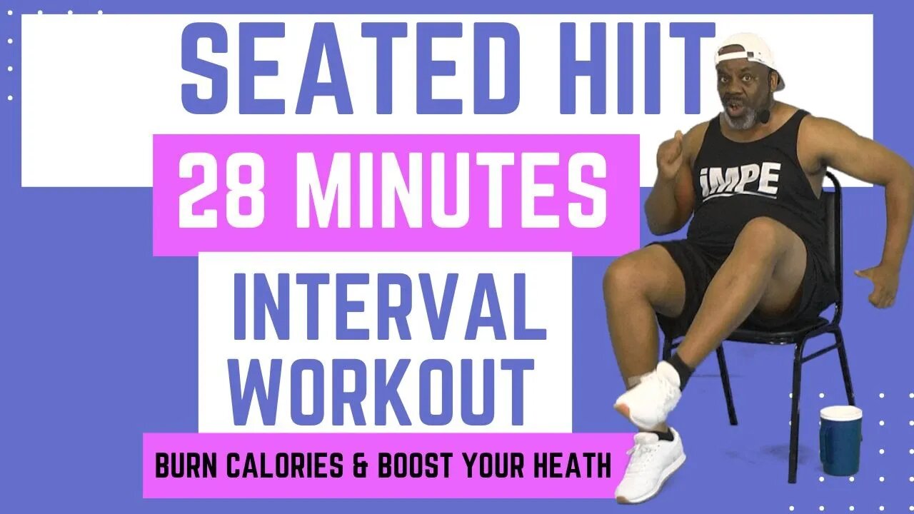 28-Minute Seated HIIT Workout: Burn Calories and Boost Your Fitness | Sit Exercise Get Fit!