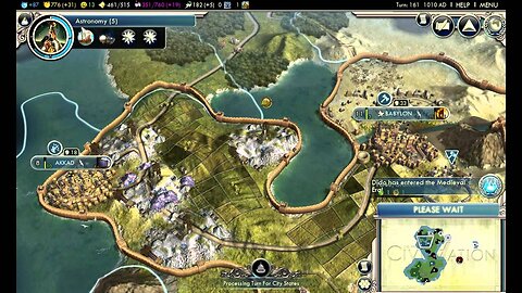 Civilization 5 part 6 Babylon [Science Victory]