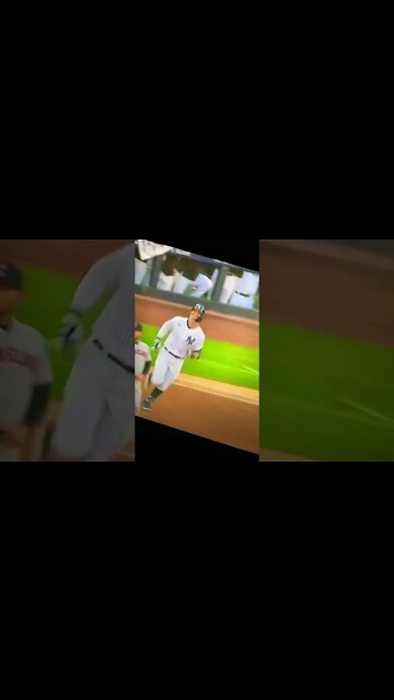 Aaron Judge smashes a Homerun off Sam Hentges in win or go home game 5 ALDS