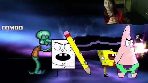 SpongeBob SquarePants Characters (SpongeBob, Squidward, And DoodleBob) VS Felix The Cat In A Battle