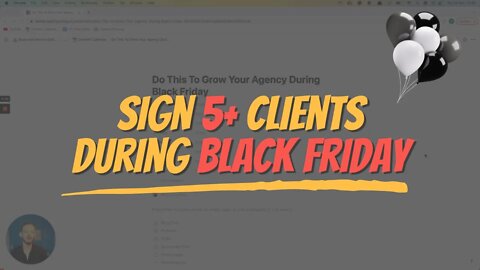 Do This To Grow Your Agency During Black Friday