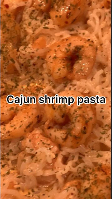 Cajun shrimp and pasta